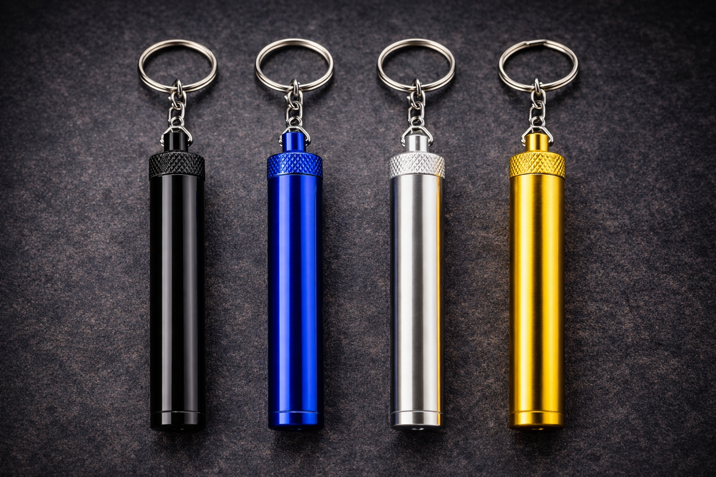 Aluminum Pre-Roll Holder Keychain