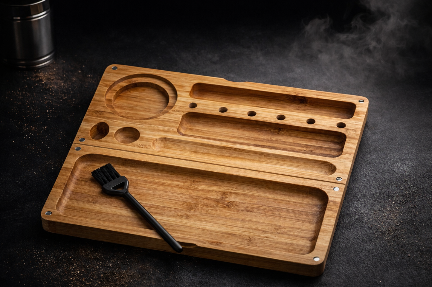 Premium Bamboo Rolling Tray