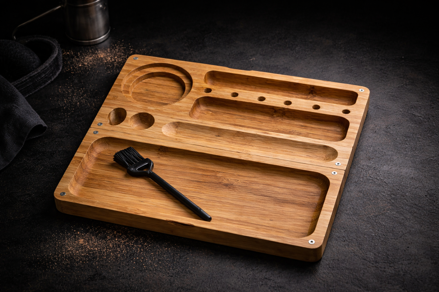 Premium Bamboo Rolling Tray